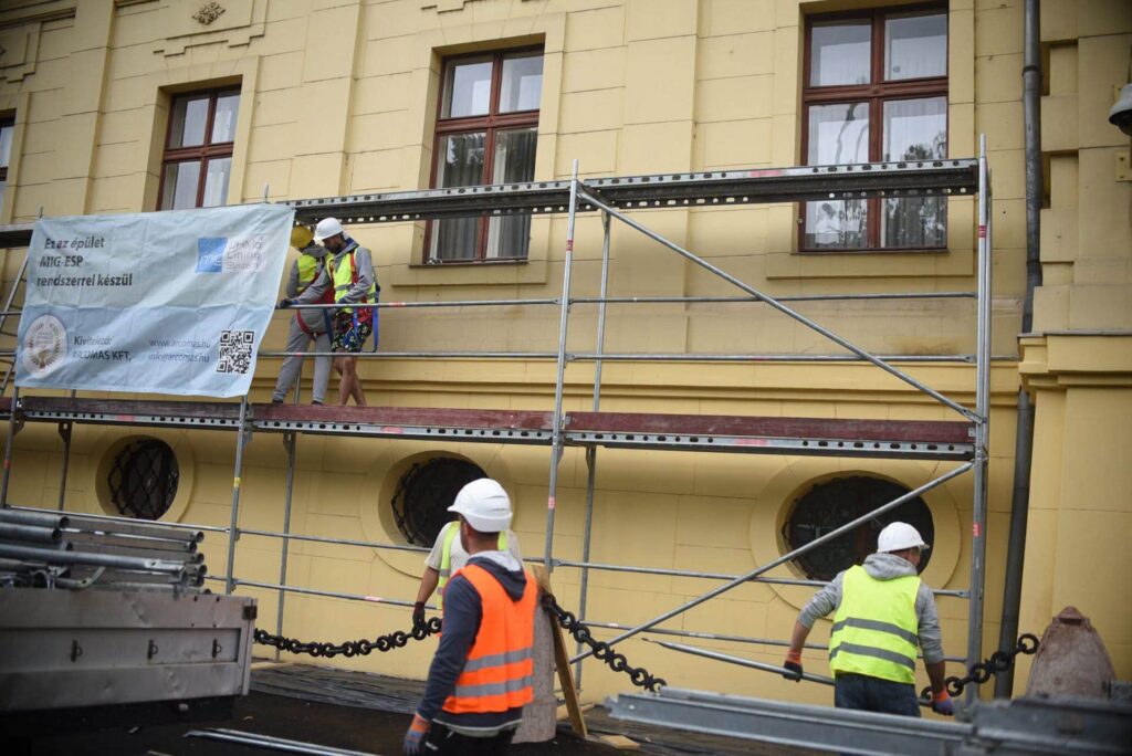 Szeged városháza felújítás