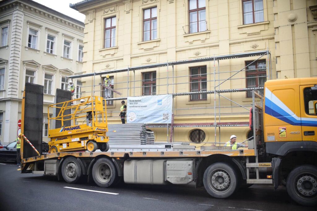 Szeged városháza felújítás
