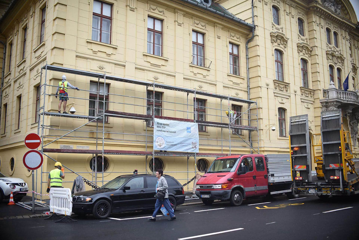 35 millió forintból újul meg Szeged ikonikus épületének homlokzata
