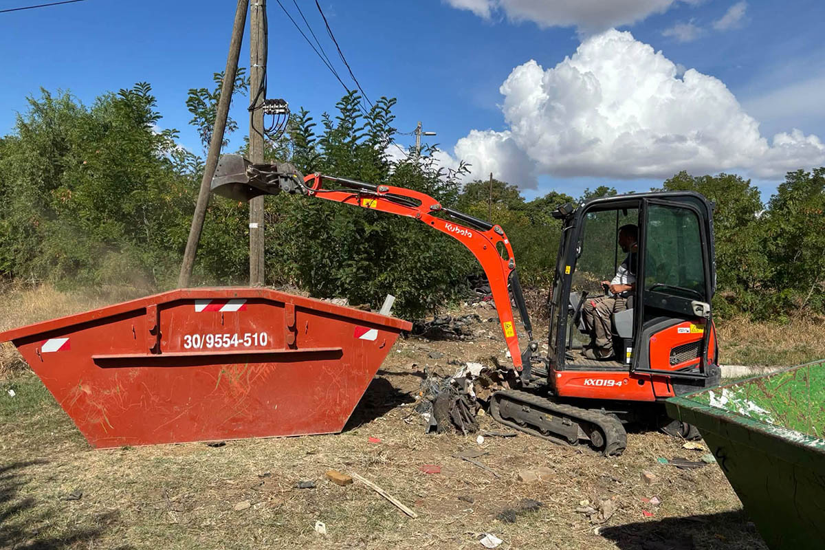 illegális hulladéklerakó Makó