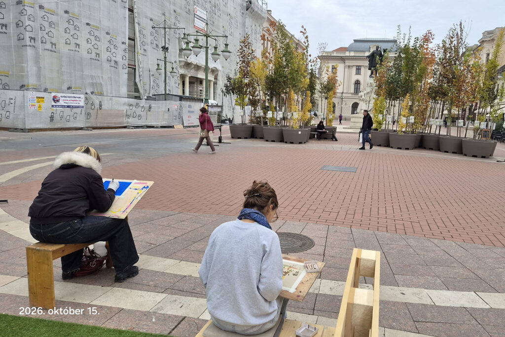 sétáló erdő Szeged