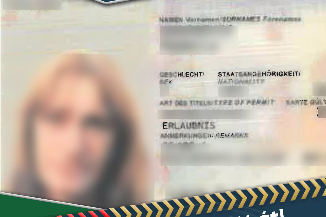 Hamis német okmánnyal bukott le egy szerb nő Röszkén
